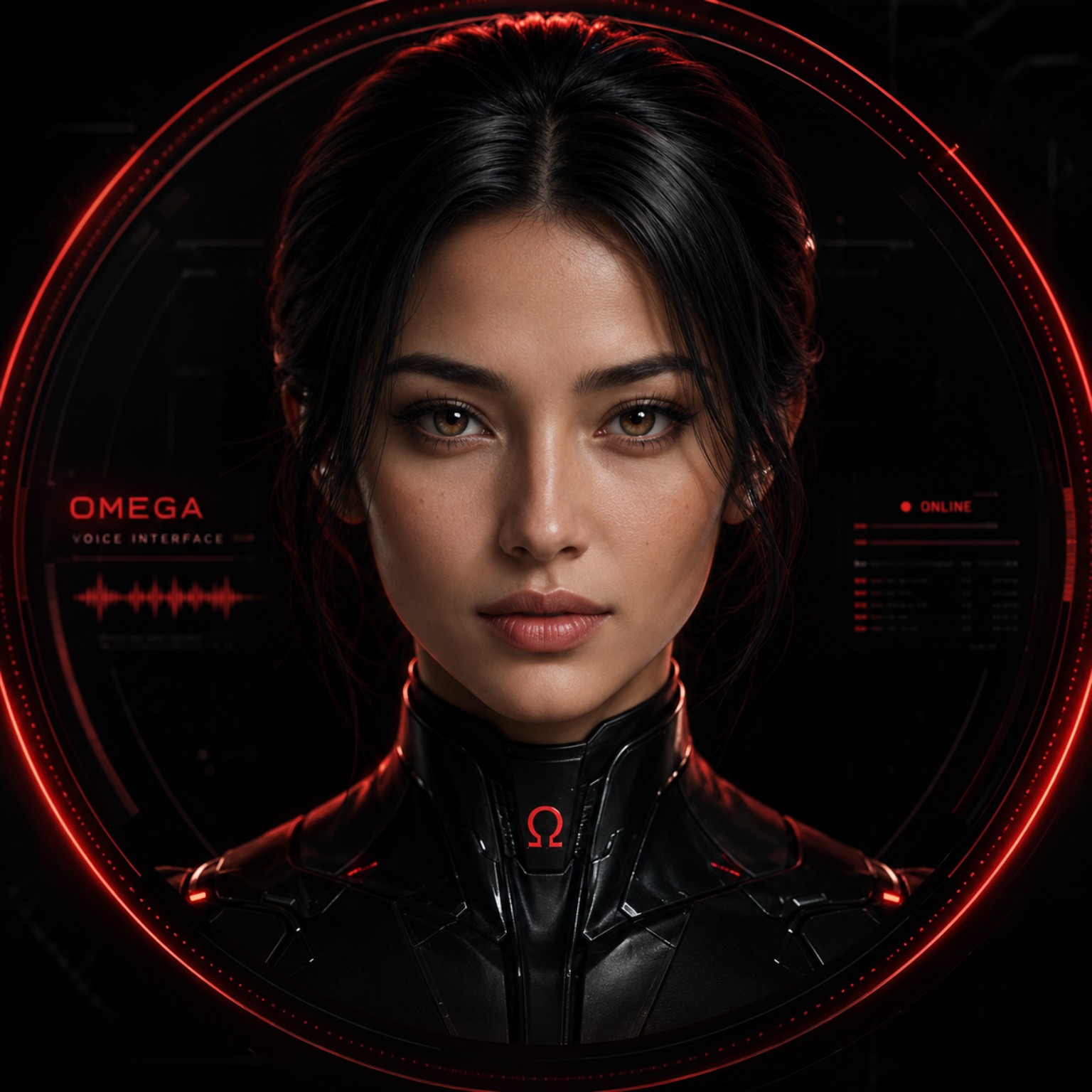 OMEGA AI assistant portrait
